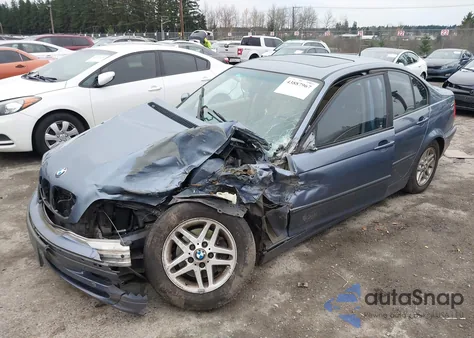 2000 BMW 323I из США, поврежденный, VIN WBAAM3347YFP70968